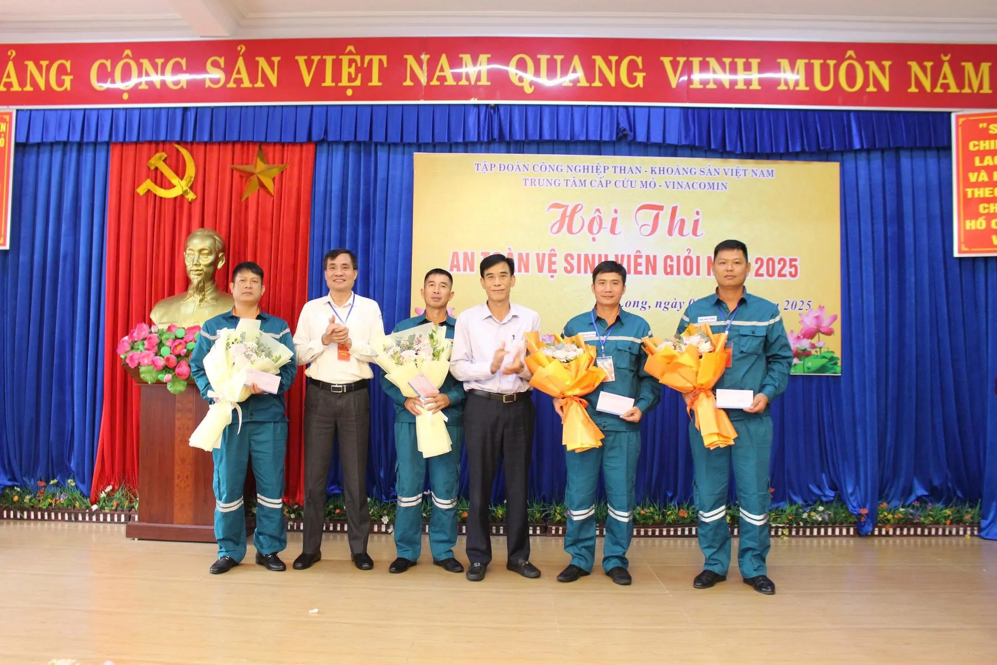 TRUNG TÂM CẤP CỨU MỎ SÔI NỔI HỘI THI ATVSV GIỎI LẦN THỨ 13 NĂM 2025