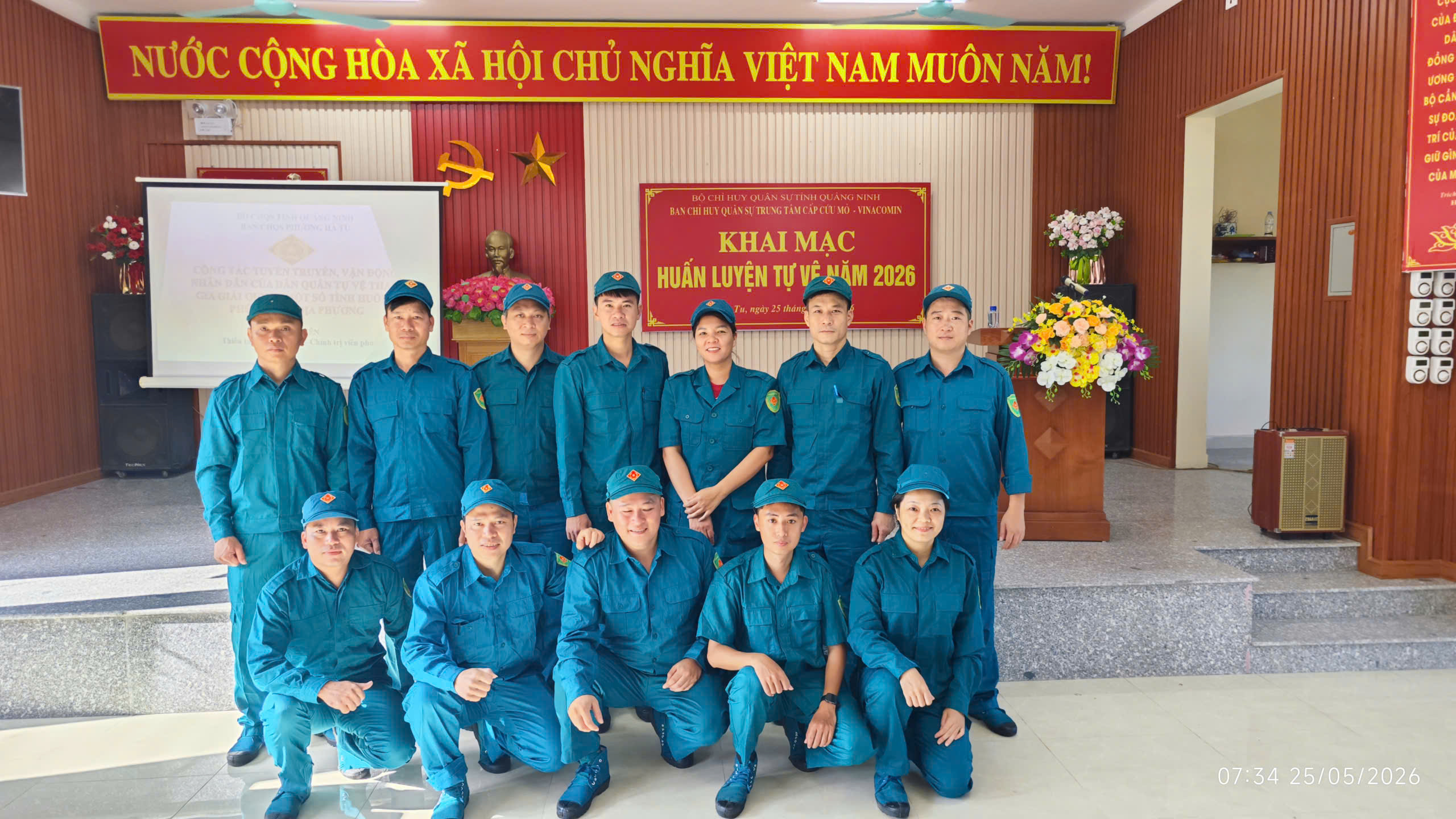 TRUNG TÂM CẤP CỨU MỎ THAM GIA KẾ HOẠCH HUẤN LUYỆN TỰ VỆ NĂM 2026.